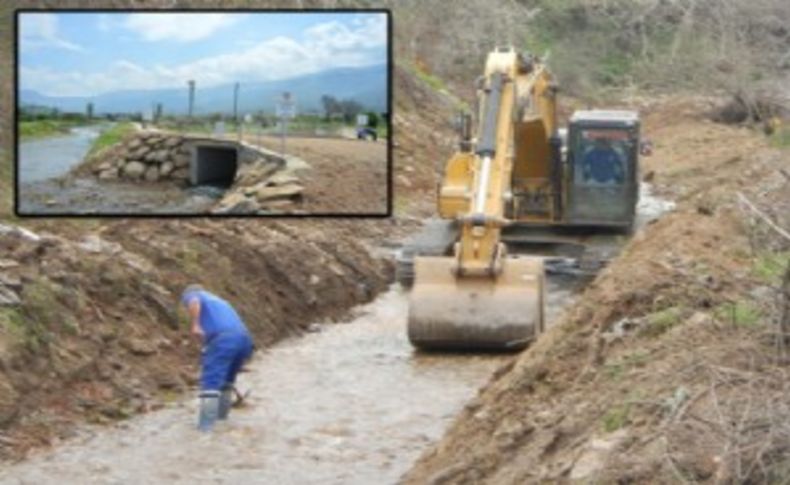 İZSU, yeni bağlanan ilçelerde derelere neşteri vurdu